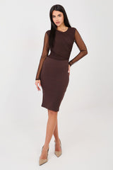 Midi Length Cotton Skirt