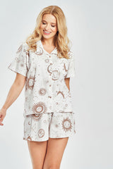 Short Sleeved Pajama Short Set