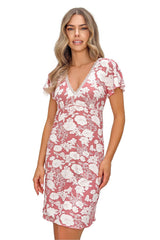 V-Neck Short Nightgown