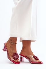 Transparent High-Heeled Sandals