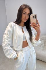 Zippered Bolero Short Jacket