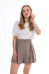 High Waist Loose Cut Shorts