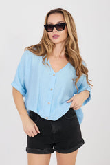 Lightweight V-Neck Short Sleeve Shirt