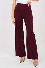 High Waist Wide Leg Trousers