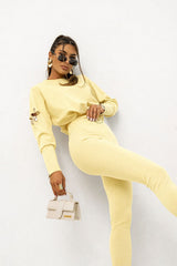 Viscose Blend Activewear Pant Set