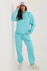 Cotton Blend Knit Activewear Pant Set