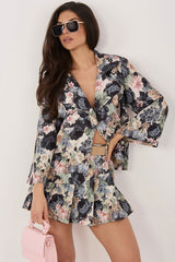 Floral Print Skort