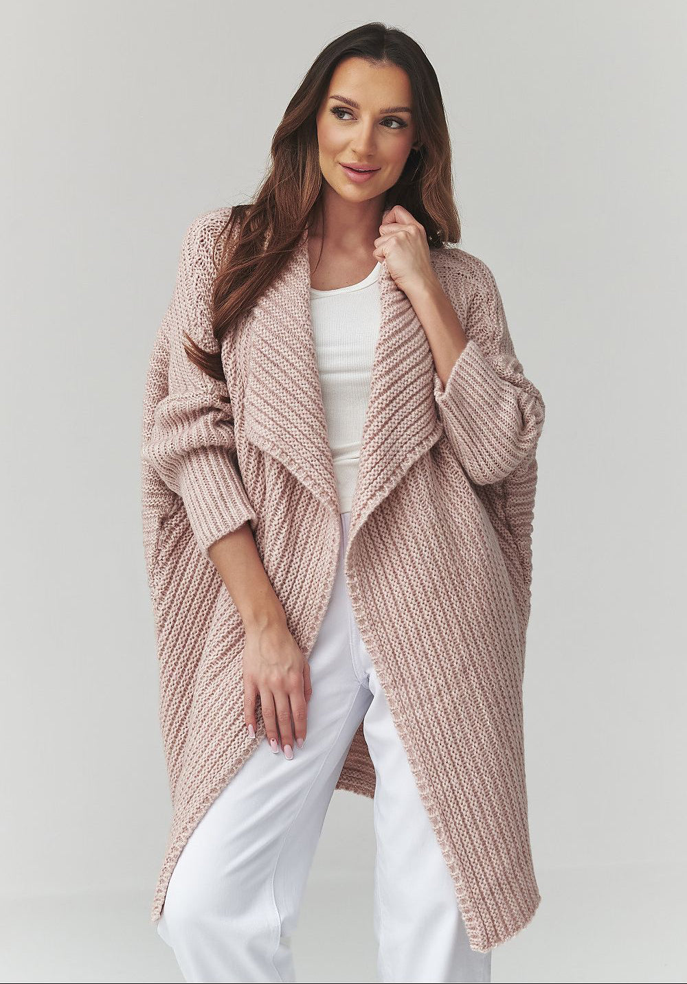  Cardigan model 226883 Makadamia 