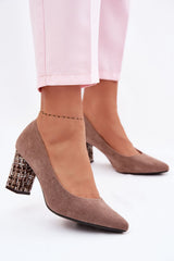 Elegant Pointed-Toe Pumps with Block Heel