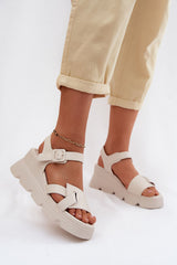 Strapped Leather Sandals