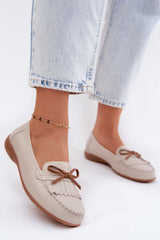 Leather Moccasin Loafers