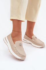 Suede Leather Moccasin with Natural Leather Footbed – Mocassin Model 228081