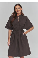 Lightweight Cotton Dress with Waist Tie – Comfortable Everyday Style