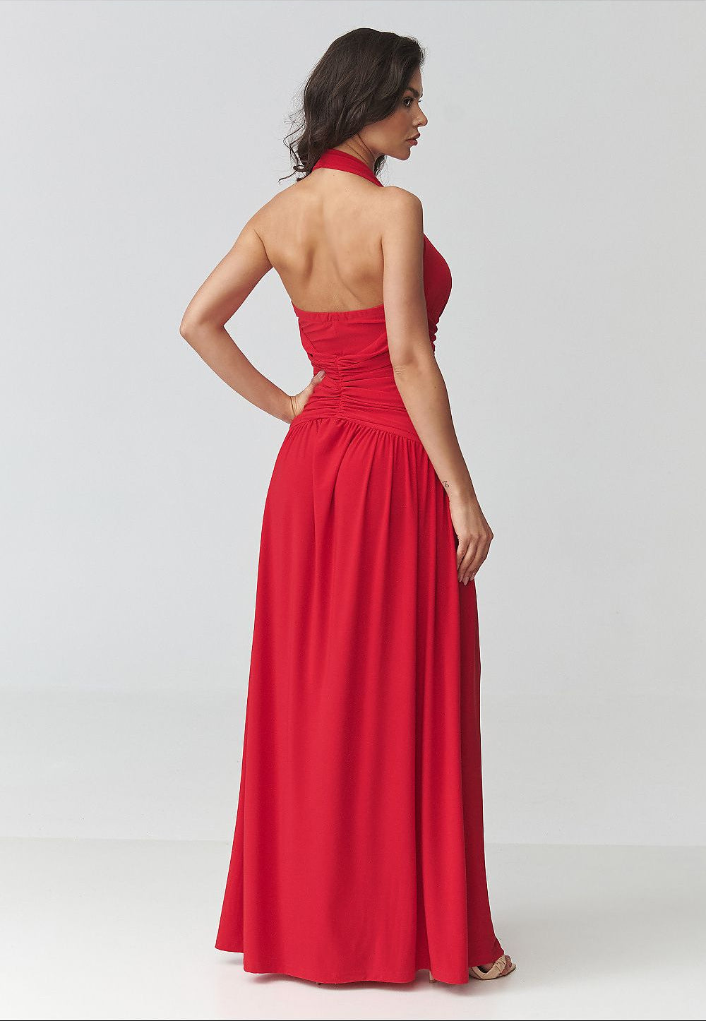  Long dress model 228321 Makadamia 