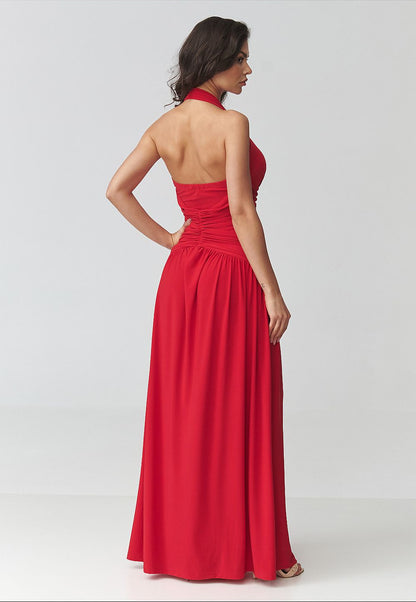  Long dress model 228321 Makadamia 