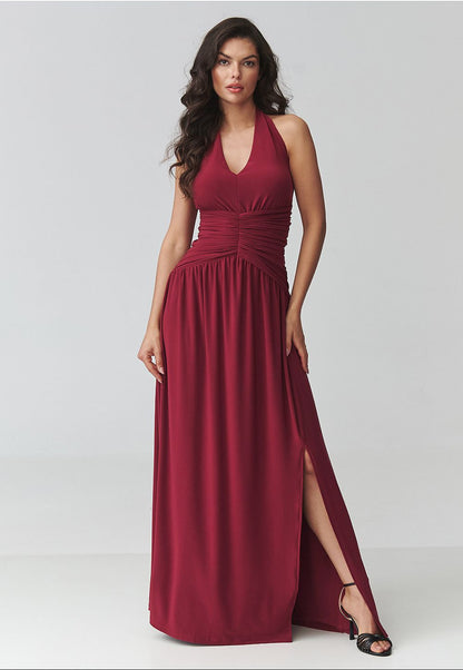  Long dress model 228324 Makadamia 