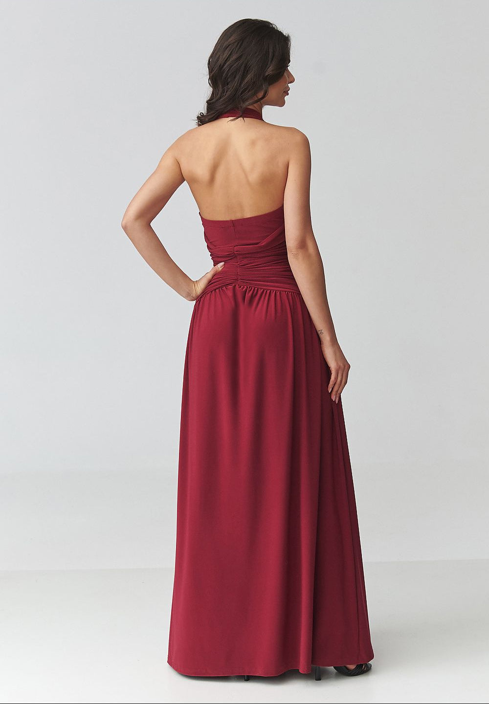  Long dress model 228324 Makadamia 