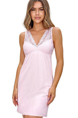 Gabriela Lace Nightgown – Viscose Comfort in Elegant Style