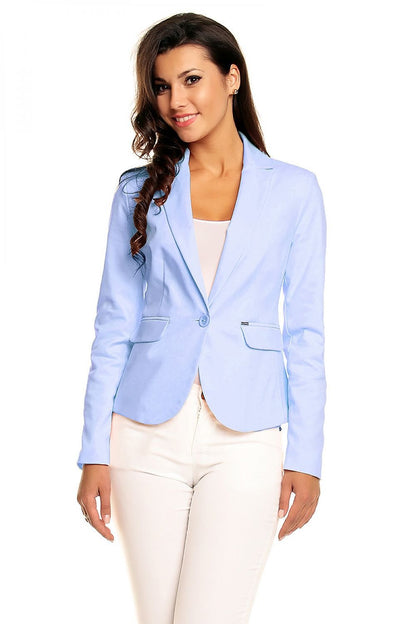 Deep Neckline Elegant Blazer