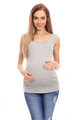 PeeKaBoo Grey Maternity T-Shirt