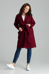 Wide Lapel Tied Coat