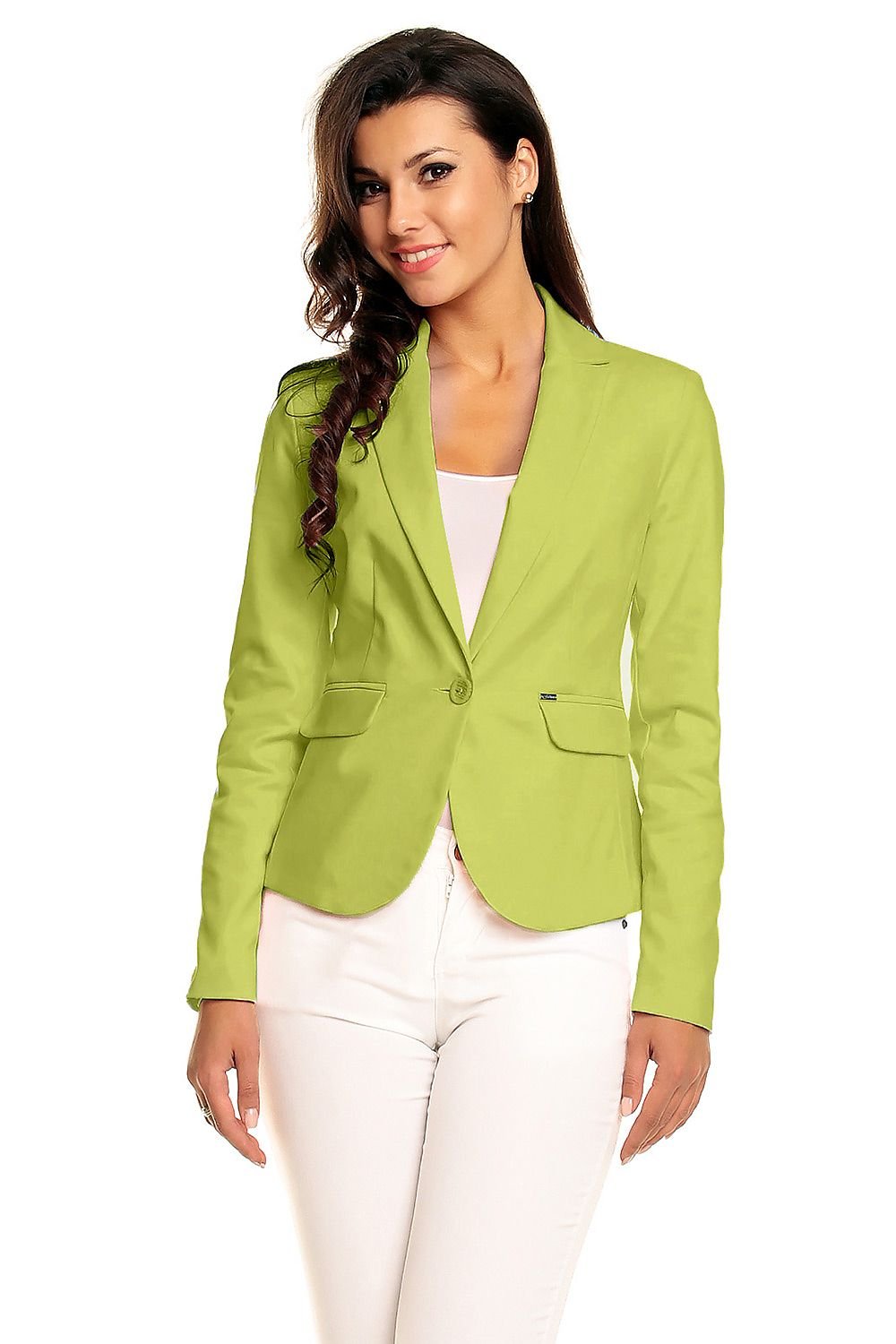 Deep Neckline Elegant Blazer