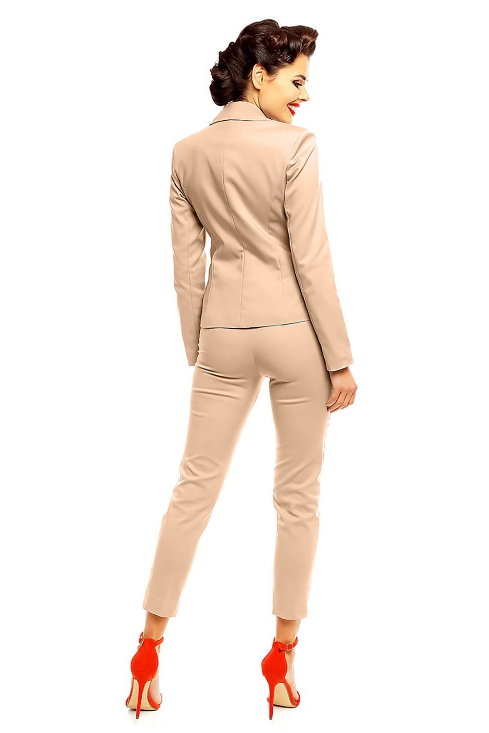 Button and Zip Fly Women's Trousers