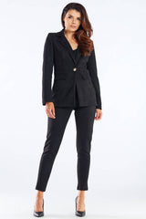 Straight Cut Cigarette Trousers