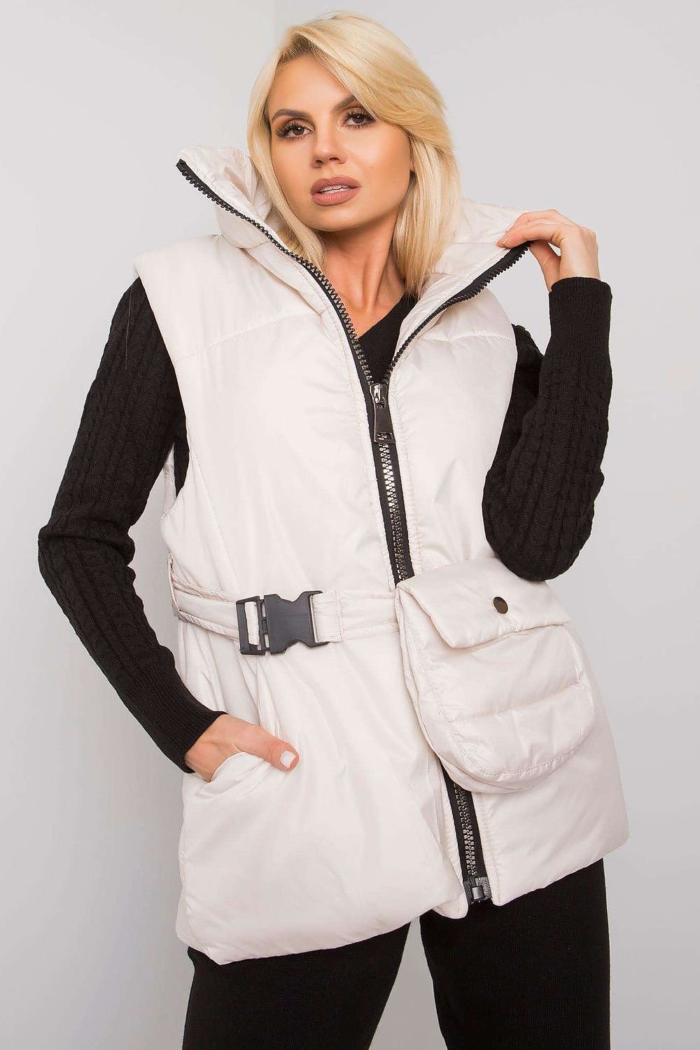 Belted Down Vest