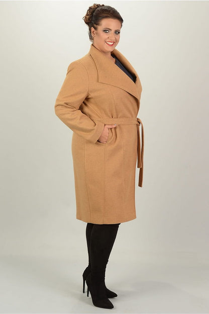 Belted Wool Blend Klara Coat