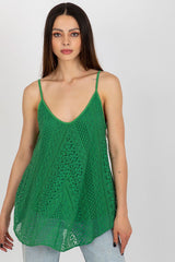 Delicate Lace V-Neck Summer Top