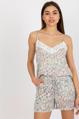 Lace-Trimmed Viscose Chemise with Adjustable Straps