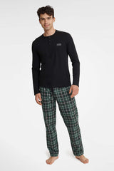 Men's Pajama T-Shirt and Pants Set