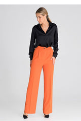 High Waist Wide Trousers