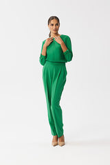 Elegant One-Piece Jumpsuit with Waist Definition