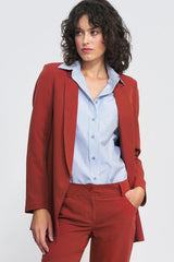 Lined No Button Blazer