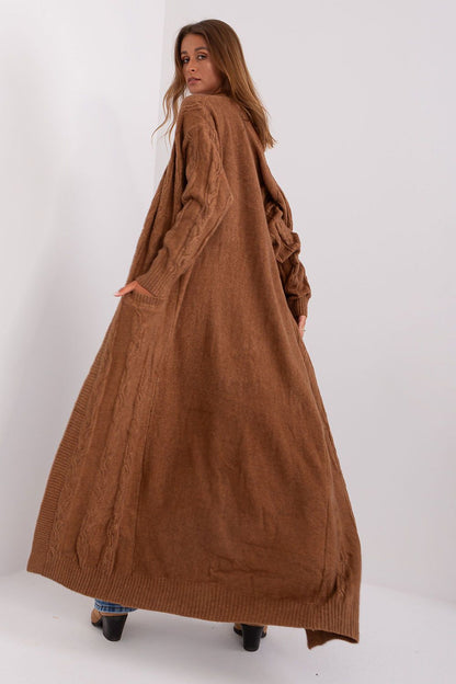 Open Front Full Length Cardigan