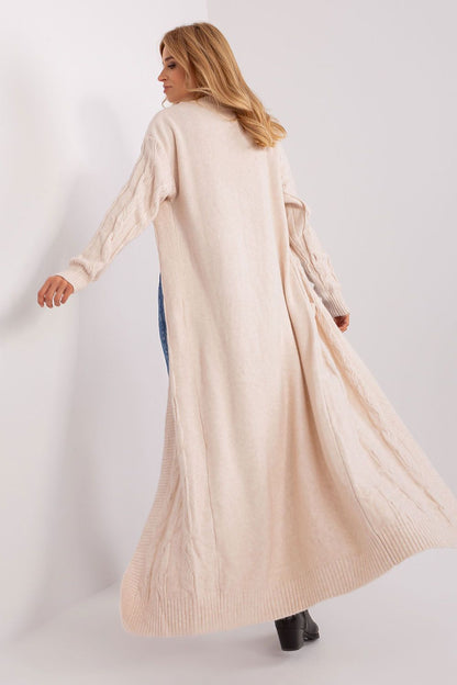 Open Front Full Length Cardigan