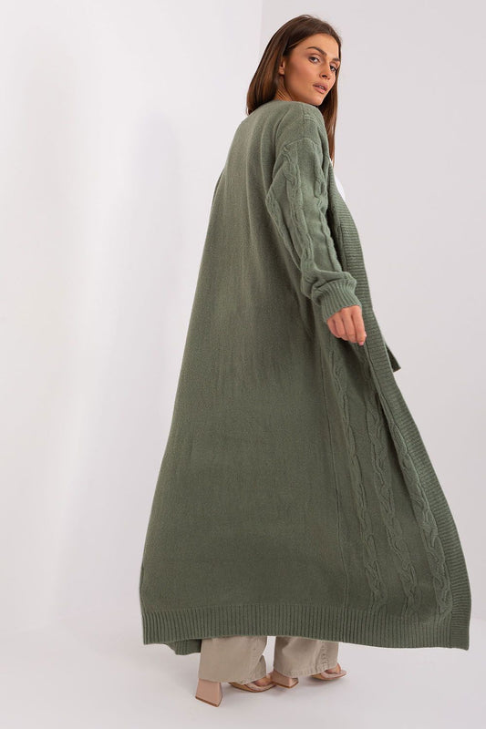 Open Front Full Length Cardigan