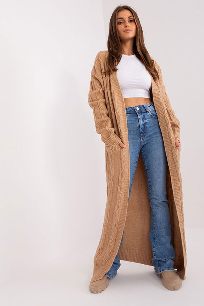 Open Front Full Length Cardigan