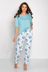 Half Sleeve Pajama Pants Set