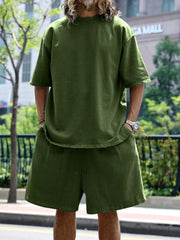 Men's Relaxed Fit T-Shirt & Shorts Set