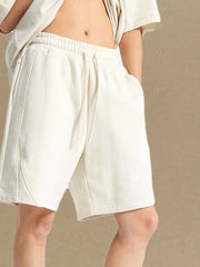 Men's Cotton Elastic Waist Shorts