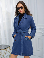 Double-Breasted Denim Jacket