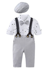 Children's Button Up Shirt and Overall Set
