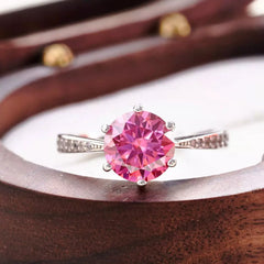 3 Carat 925 Sterling Silver Moissanite Ring