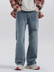 Men's Vintage Distressed Relaxed Fit Jeans